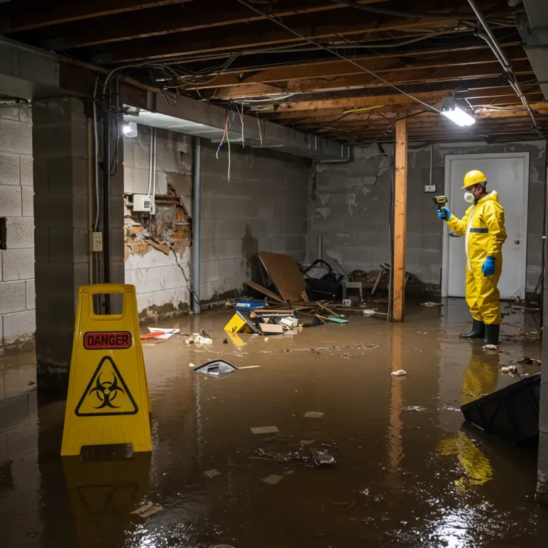 Flooded Basement Electrical Hazard in Sun Valley, NV Property